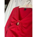 Wild Fable Red Long Sleeve Cropped Top Woman’s Size Medium Photo 3