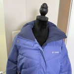 Columbia Women’s Omni-Heat Periwinkle Purple Blue Heavyweight Coat Insulated L Photo 1