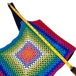 Pistola VIVIENNE CROCHET SWEATER TANK IN NAVY RAINBOW Photo 7