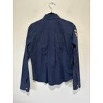 La Martina  button down shirt womens S navy embroidered polo argentina Photo 3