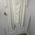 Boohoo ivory off white dress and duster cardigan maternity 2 piece Photo 2