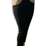 Scotch & Soda MAISON THE PEAKS BLACK PANTS IVORY SIDE STRIPE L Photo 2