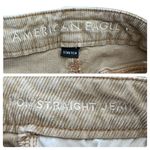 American Eagle  Tan Stretch Mom Straight Corduroy Pant Size 2 Regular Photo 9