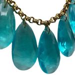Kate Spade  Cascading Aqua Teardrop Statement Necklace Photo 4