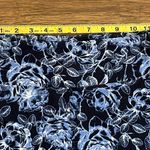 LuLaRoe Rare (Unicorn) Butter Soft Floral Leggings Blue and Black OS Photo 3