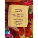 Equipment Ivory And Red Floral Print Silk Long Sleeve Button Down Top Size XS Photo 10