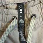 Vuori Khaki Lightweight Ripstop Hiking Outdoors Raw Hem Drawstring Women's XL Photo 2