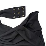 Chico's  Black Top with Gold Eyelets Photo 3