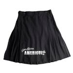American Apparel Black Pleated Mini Skirt Photo 0
