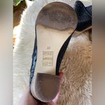 Dune London Whisper open toe sandals block heel perforated leather Photo 6