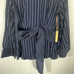 Gibson Latimer NEW  Striped Wrap Top Size Medium Photo 10