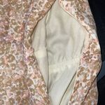 In Bloom  Women's Floral Baby‎ Doll Dress Ruffle Swing Mini Cream Pink Medium NWT Photo 6