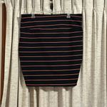 Torrid Striped Foldover Pencil Skirt Photo 0