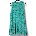 Nine West  women’s size large Teal Sleeveless Button-Down Dress v-neck Photo 1