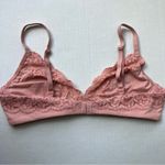 Victoria's Secret Victoria’s Secret ribbed lace bralette in size medium dusty rose Photo 4