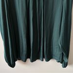 Jason Wu  Plus Blouse Top Long Sleeve High Neck Hunter Green Christmas Holiday Photo 2