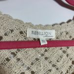 Rebellion Medium boho crop vest top Photo 1