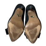 Betsey Johnson Betsey‎ Johnson Black Suede Bow Pointed Toe Kitten Heel Pumps Classic Shoes Photo 7