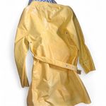 Burberry  Yellow Coat with Plaid Lining Photo 4