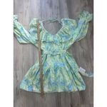 ASOS  Luxe Curve Marble V neck Belted Twill Smock Dress Size 18 NWT‎ Photo 6