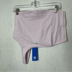 Adidas NWT  Asymmetric Top Light Purple Size Large Photo 1