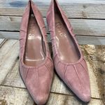 Franco Sarto Vintage Mauve Suede Pointed Toe Pumps Classic Retro Heels 8 Photo 1