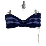 Dippin' Daisy's Daydream Bandeau Bikini Top Womens XL Blue Tie Dye NWT Photo 0