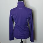 Champion purple athletic zip up sweater size small Photo 3