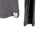 Scrubology Gray Long Sleeve Stretch Medical Scrub Pullover Top Women Sz XS Photo 3