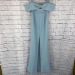 Lovers + Friends Light blue Danica off shoulder high split maxi dress XS Photo 4