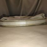 Coach Colette Magenta Large Beige Leather Tote Bag Blue Interior Silver Hardware Photo 10