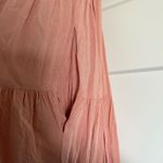 Wild Fable Peach embroidered dress Photo 7
