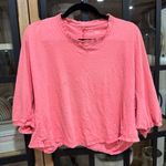 Aerie  Summer House Slouchy Oversized T-Shirt cropped tee raglan tropadelic neon Photo 5