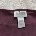 Chico's Traveler’s Women's Sleeveless Top - Plum size 2 Photo 3