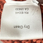 Vtg Women Cardigan Sweater XL Burnt Orange Long Photo 7