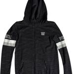 PINK - Victoria's Secret PINK by Victoria’s Secret Hoodie Small Black Heather Zip Up Logo Sweatshirt Photo 9