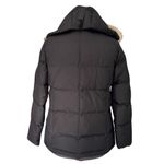 LL Bean Black Hooded Puffer Coat, Size M Size M Photo 2