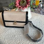 NWT Jules Kae Mia Cream and Black Crossbody Bag Photo 4