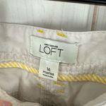 Loft Ann Taylor Women’s 16 Tan Cinched Khaki Pants Marisa Photo 1