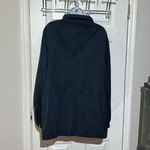 Jil Sander  Navy Blue Silk Lined Jacket Snap on Button Italy size 42 Photo 3