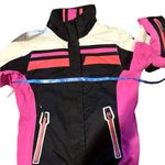 1990s Killtec Pink, Red Black & White Insulation Ski Jacket women’s size Medium Photo 12