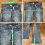 White House | Black Market New Blanc Women's Belted Wide Leg Blue Jeans Photo 13