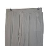 White elastic drawstring pants, slacks. Size XXL. Photo 3