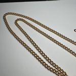 Tutti Frutti Rhinestone Royal Crown Pendant Gold Tone Chain Necklace Adjustable Photo 2