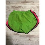 Nike  Running Shorts Women's Size Medium Lime Green Hot Pink Lined Athleisure Photo 1