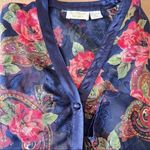 Victoria's Secret Victoria’s secret Gold label satin jacquard floral robe, buttondown, oversized S Photo 2
