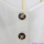 Madewell NEW  Linen-Cotton‎ Puff-Sleeve Mini Dress, lighthouse, 10 Photo 14