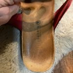 Eric Michael Lola Sabina Sandals Size 38 Red Leather Straps Wedge  Platform Women Photo 8