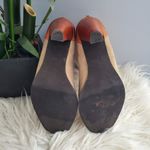 Nicole Gold Brown Baroque Metallic Fabric Leather Ankle Boots Size 7.5 Photo 7