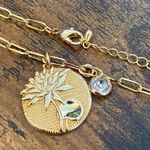 Lotus Paperclip Necklace Photo 1